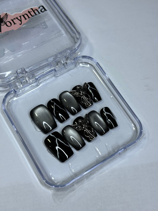 Dark Angel Color Handmade Nails