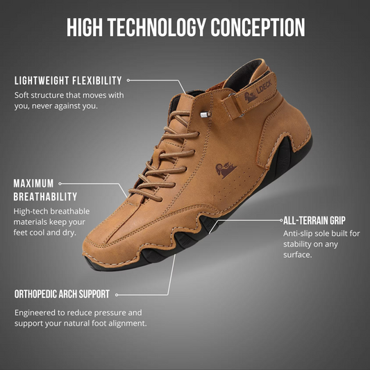 Italian Handmade Waterproof and breathable orthopedic shoes