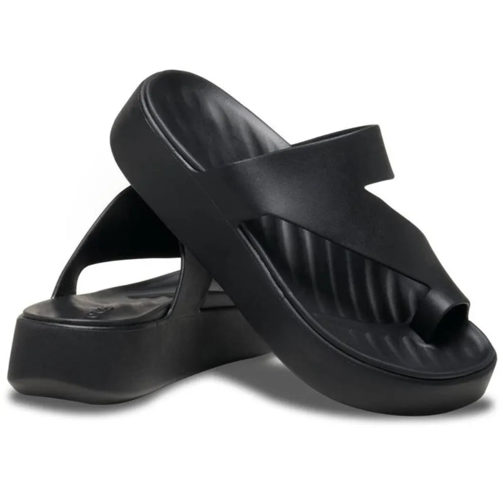 LIMITED OFFER | 50% OFF TODAY ONLY 🎁Luna Toe Loop Platform Sandals – Walk Taller, Feel Nothing [Buy 2 Free Shipping]