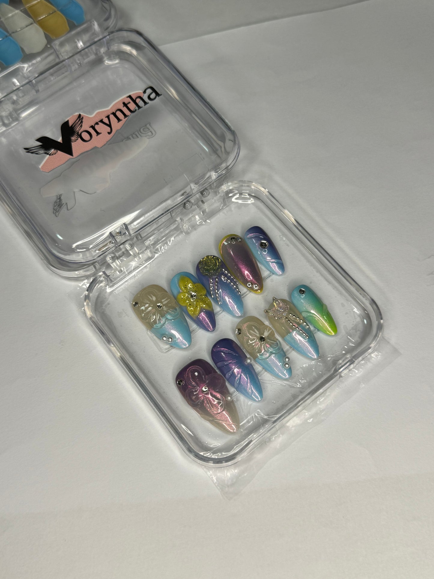 Vintage Cherry Handmade Nails