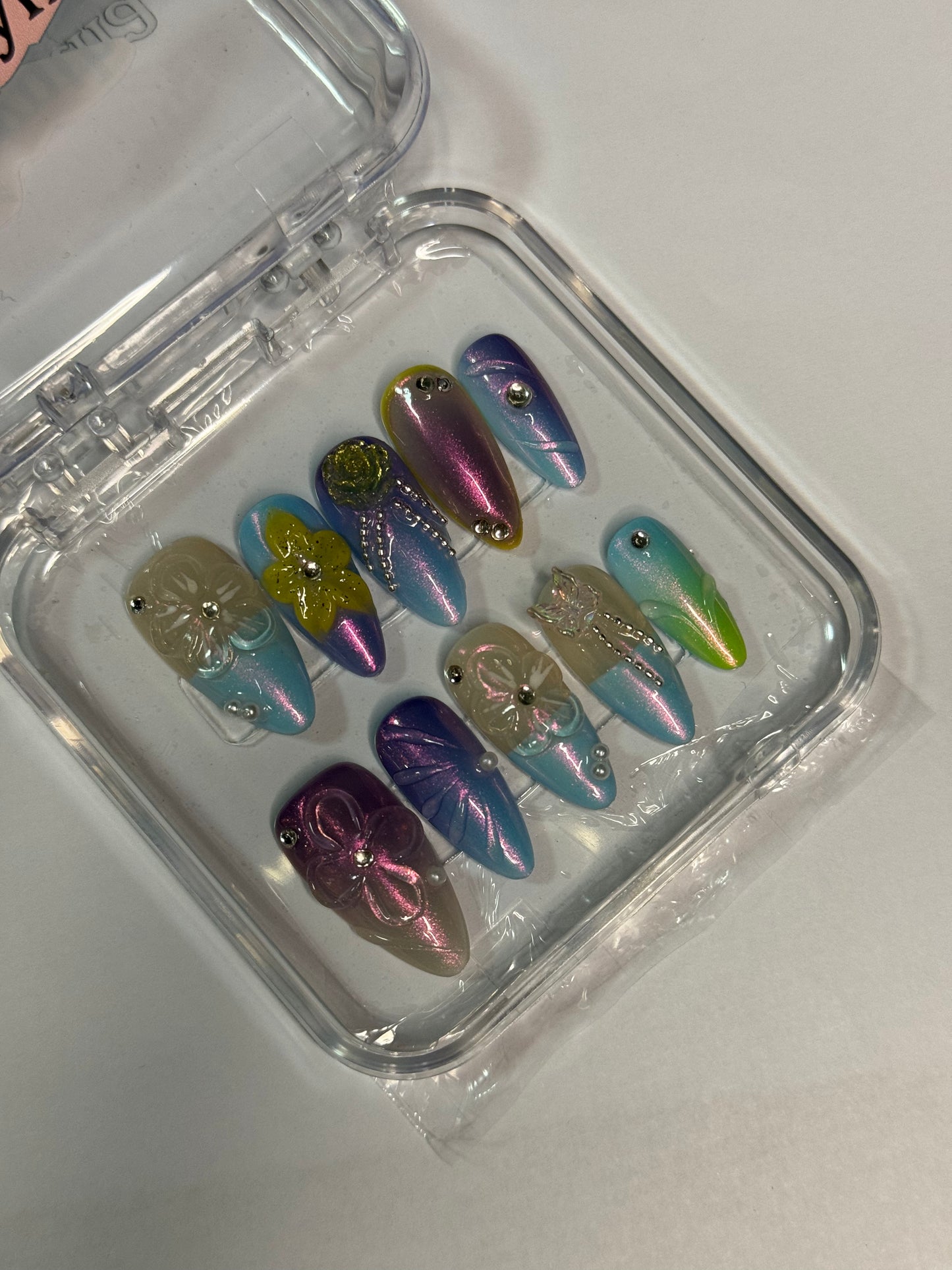 Vintage Cherry Handmade Nails