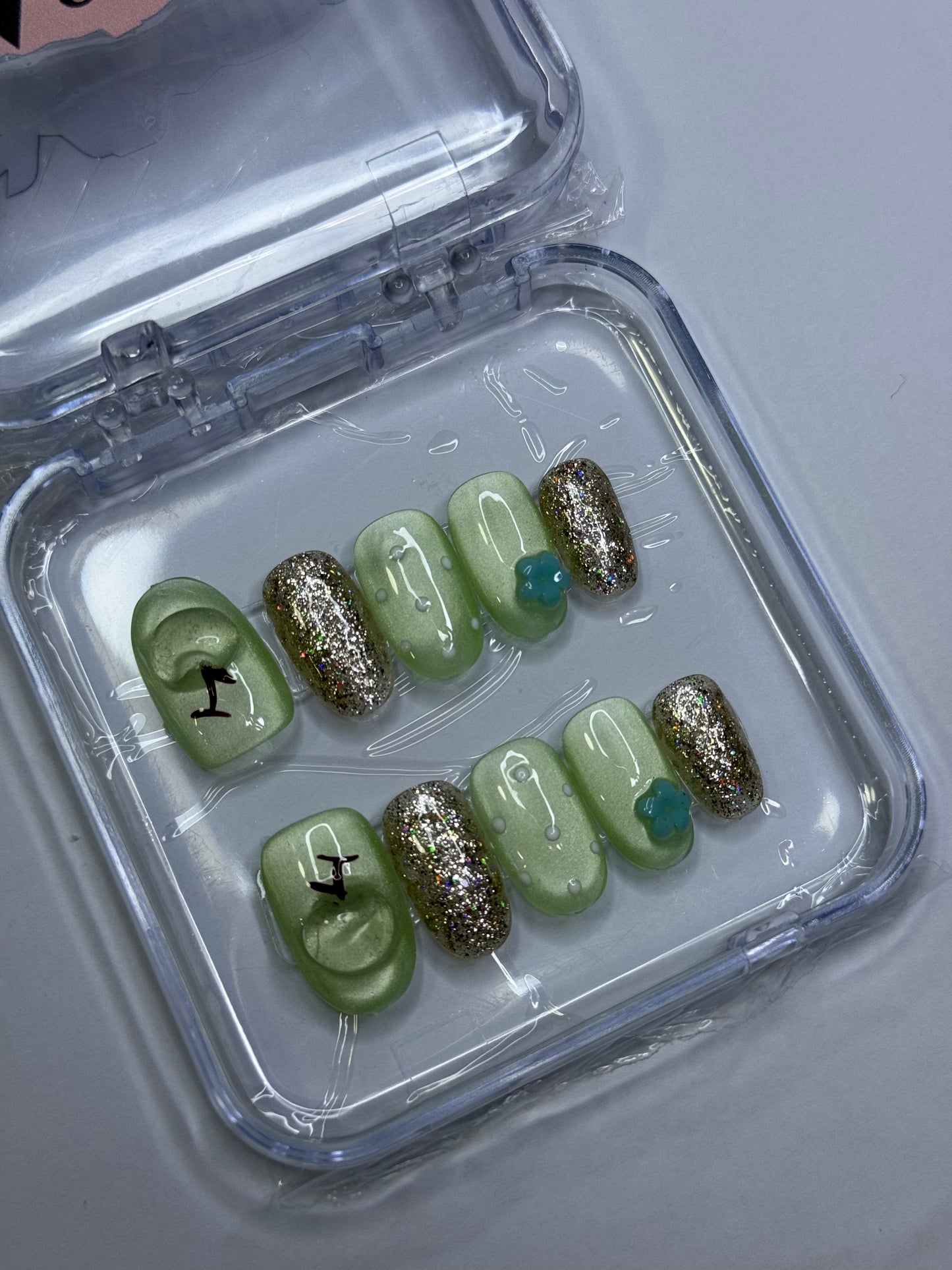 Springtime Vibrant Handmade Nail Art