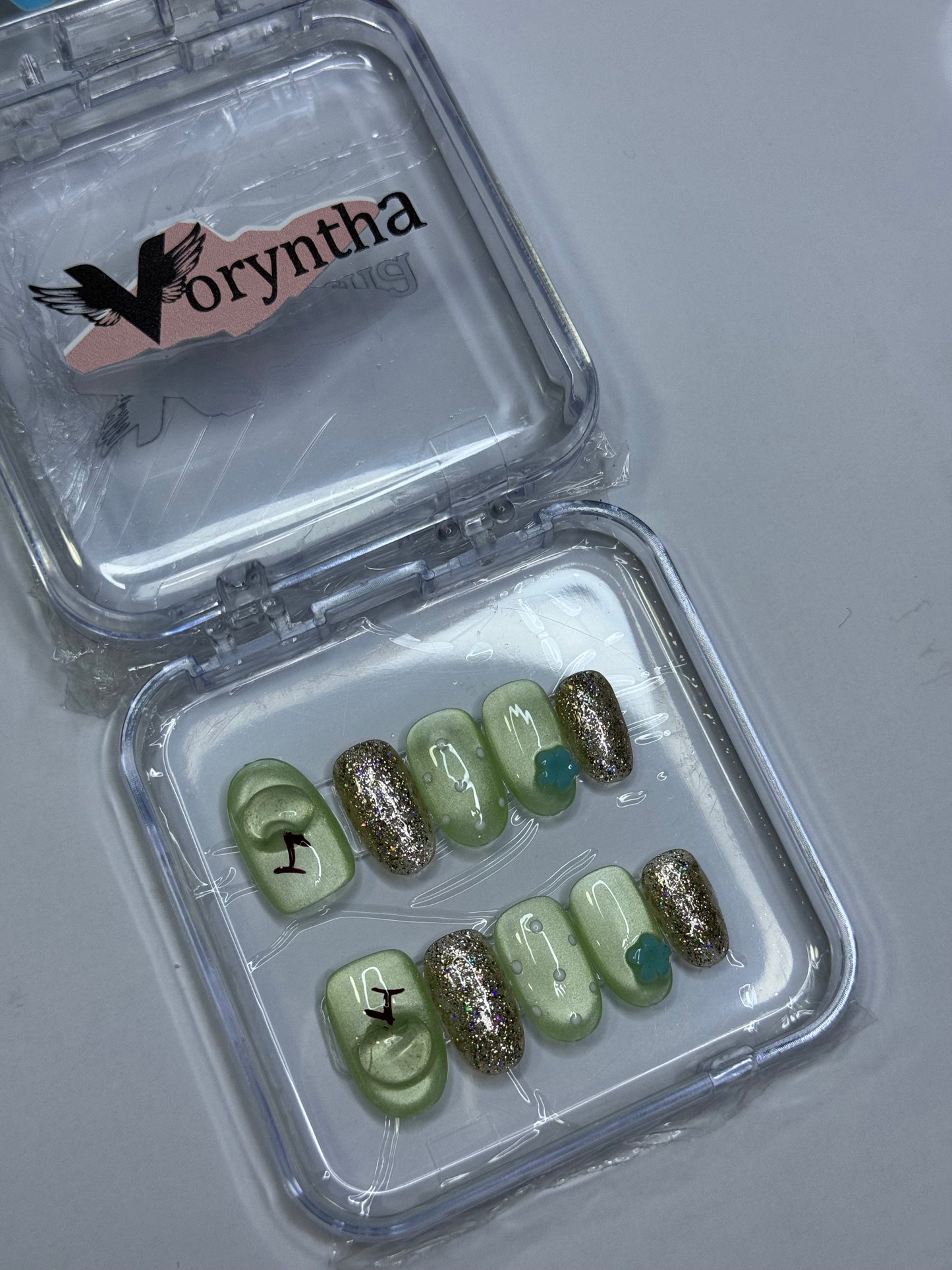 Springtime Vibrant Handmade Nail Art