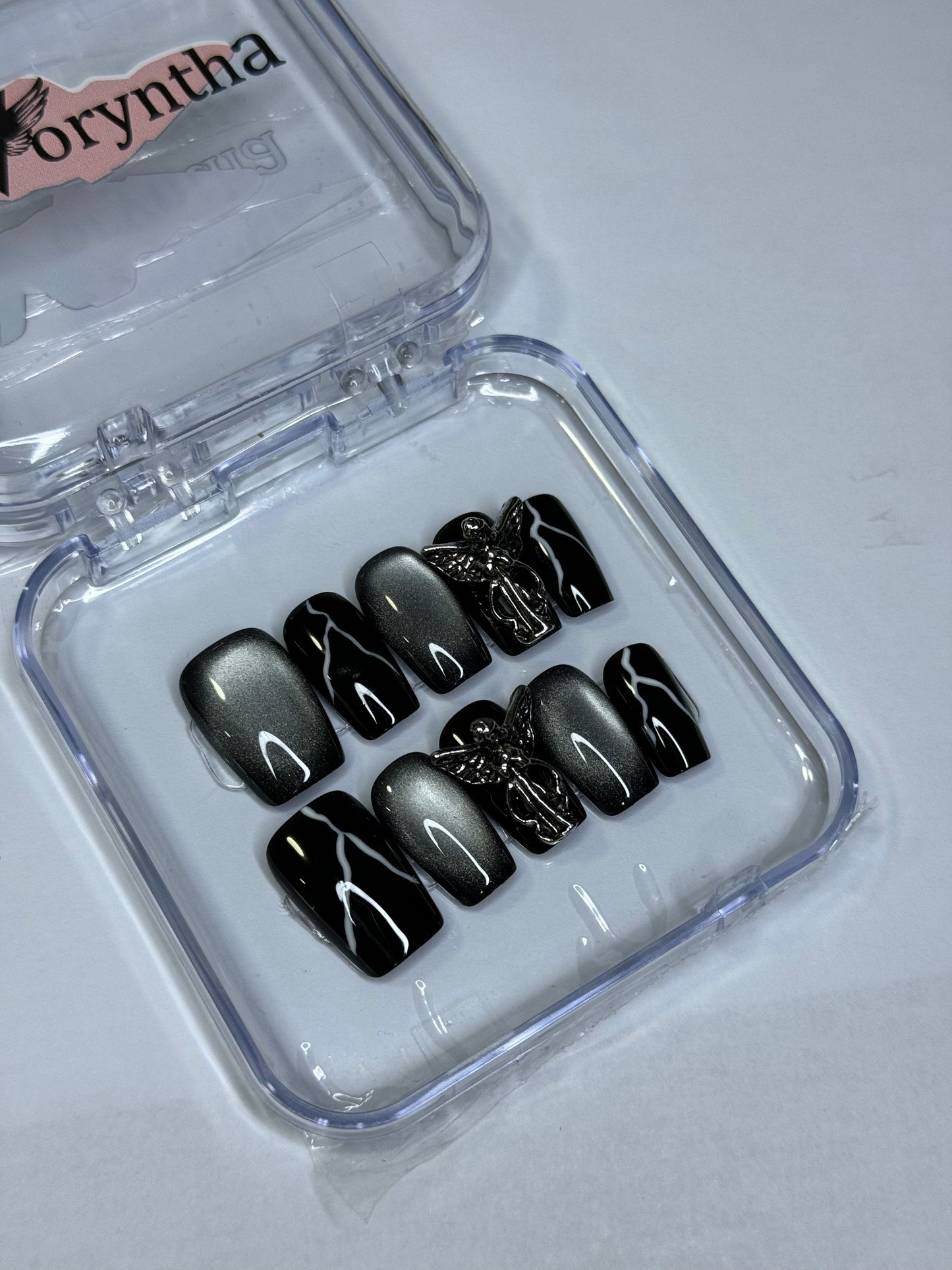 Dark Angel Color Handmade Nails