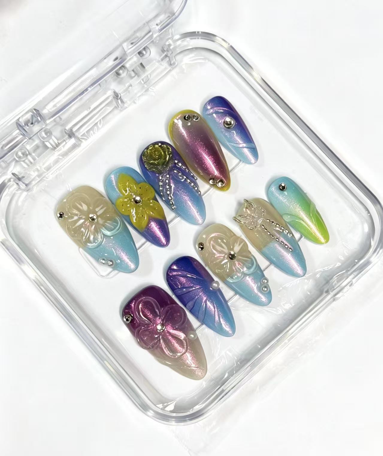 Vintage Cherry Handmade Nails