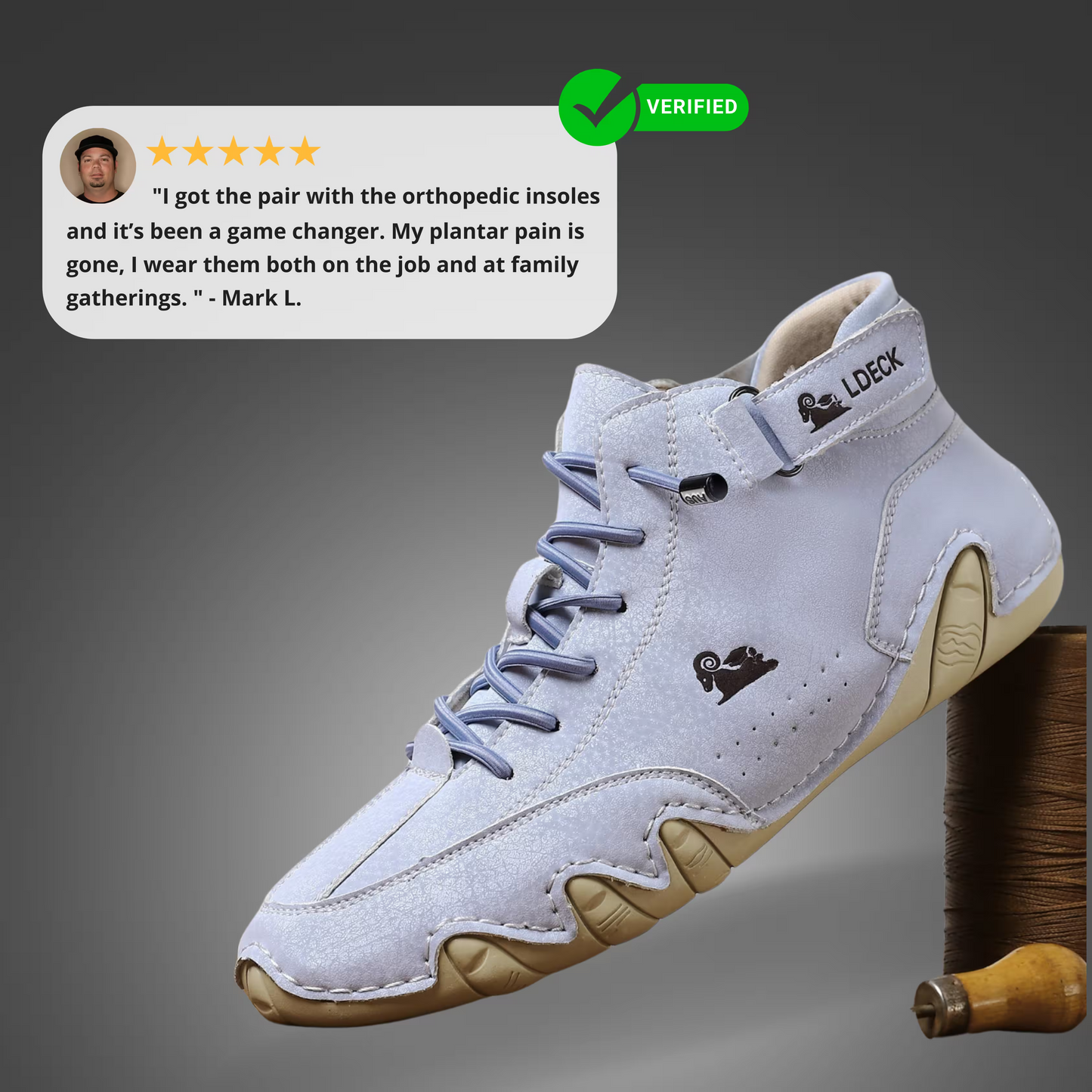 Italian Handmade Waterproof and breathable orthopedic shoes