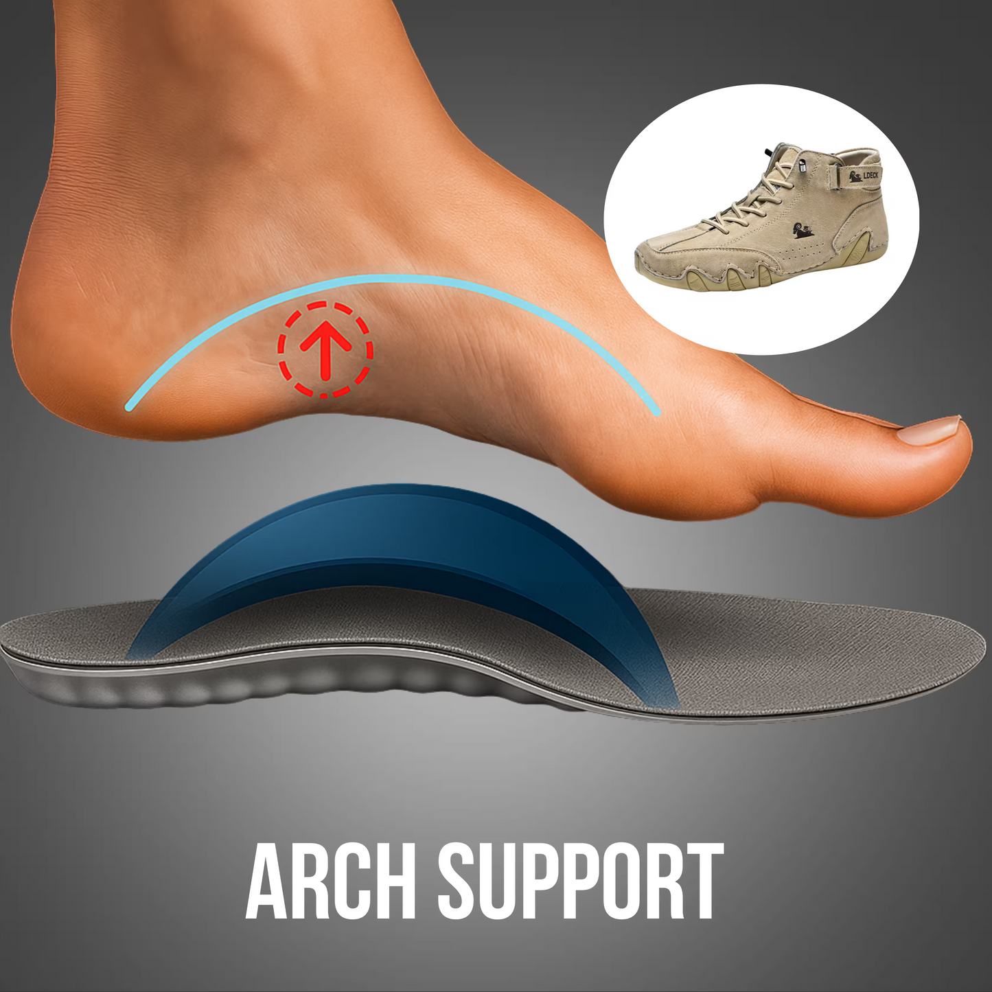 Italian Handmade Waterproof and breathable orthopedic shoes