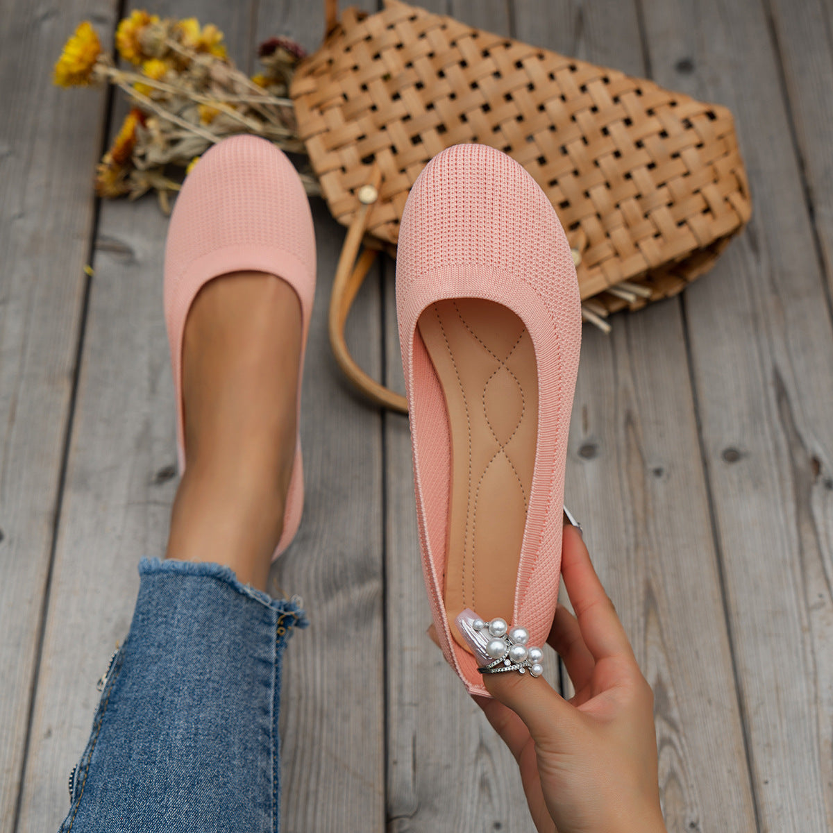 🔥Last Day 49% OFF - Women Comfortable Breathable Slip On Arch Support Non-Slip Casual Shoes(Buy 2 Free Shipping)
