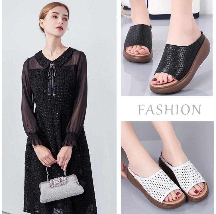 Wow!! | Last Day 30% OFF |Women's Hollow Carved Casual Cowhide Leather Sandals